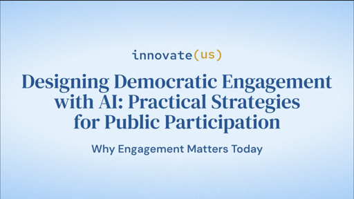 Designing Democratic Engagement with AI: A New Course for Turning Public Input into Public Policy