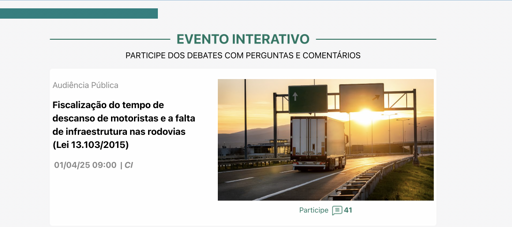The Interactive Event: Using AI to Improve Citizen Engagement in Legislative Hearings - Insights from Brazil