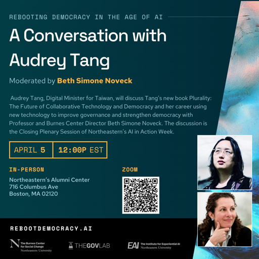 A Conversation with Audrey Tang and Beth Simone Noveck