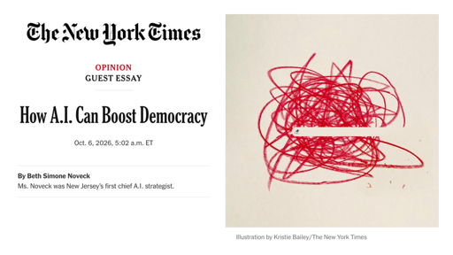How A.I. Can Boost Democracy