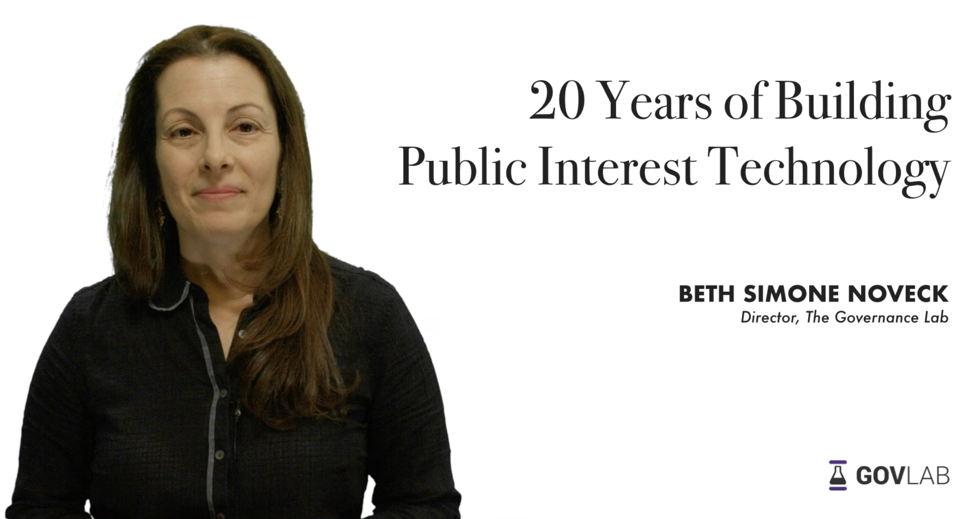20 Years of Building Public Interest Technology